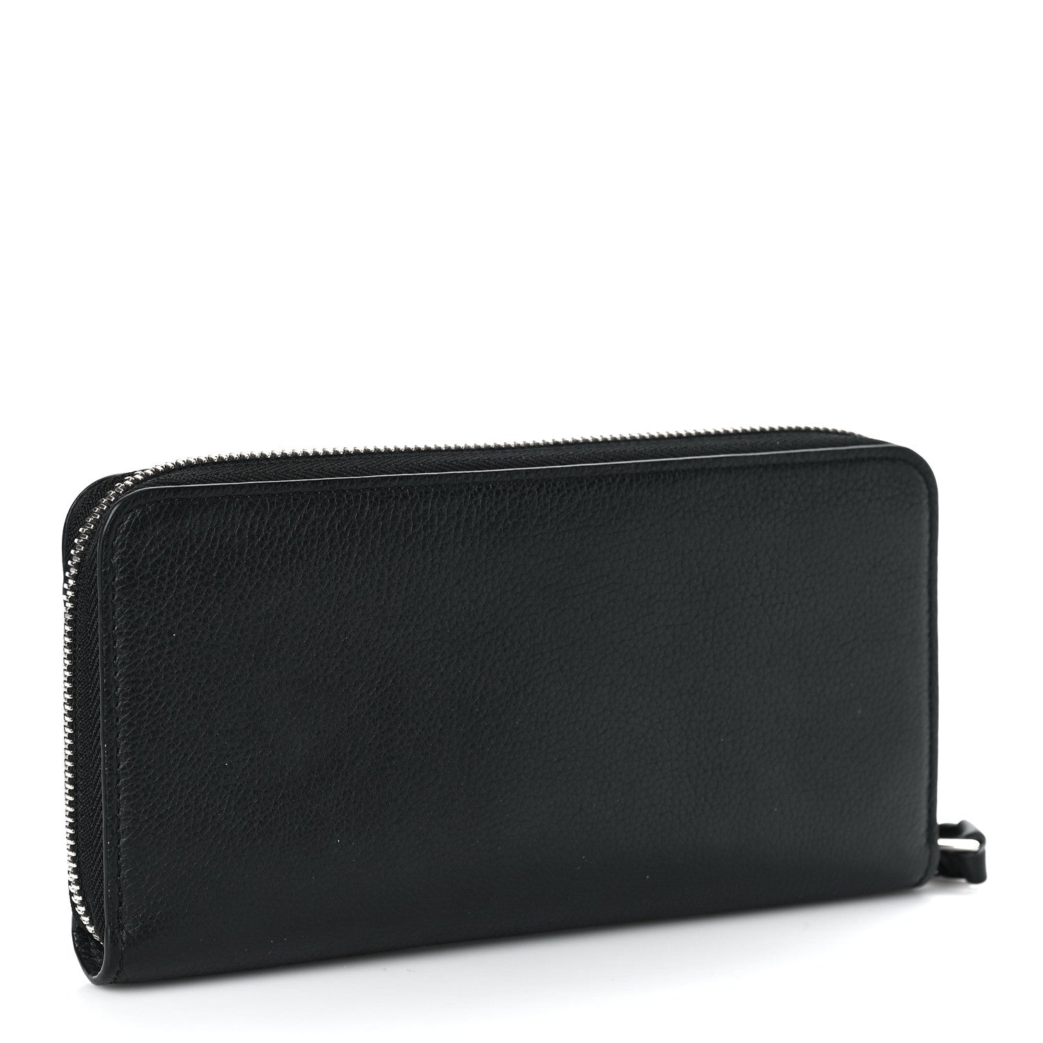 Louis Vuitton Calfskin Zippy Lockme Wallet Black 3 of 8