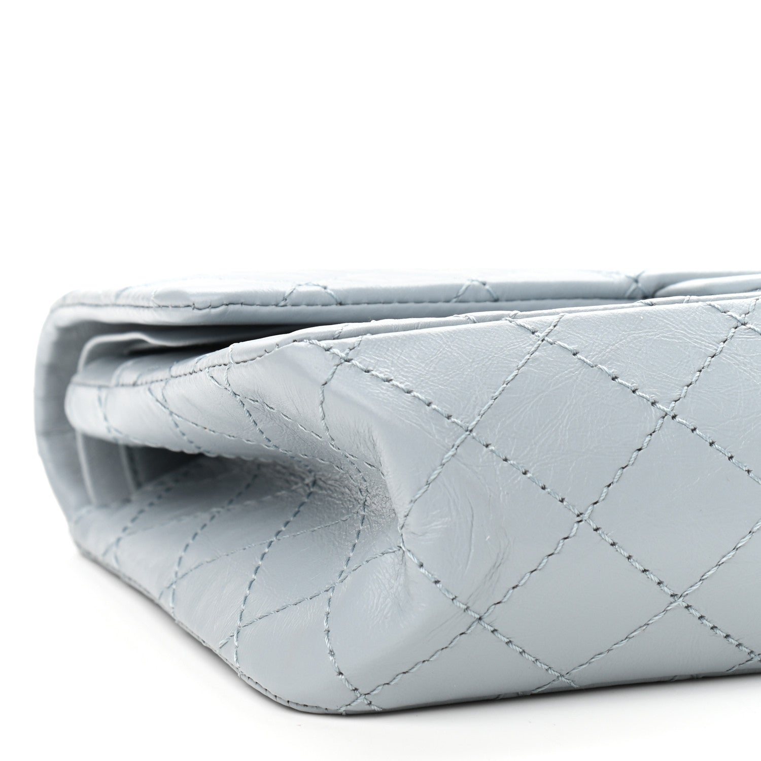 Chanel Aged Calfskin Quilted 2.55 Reissue 225 Flap Light Blue 8 of 9