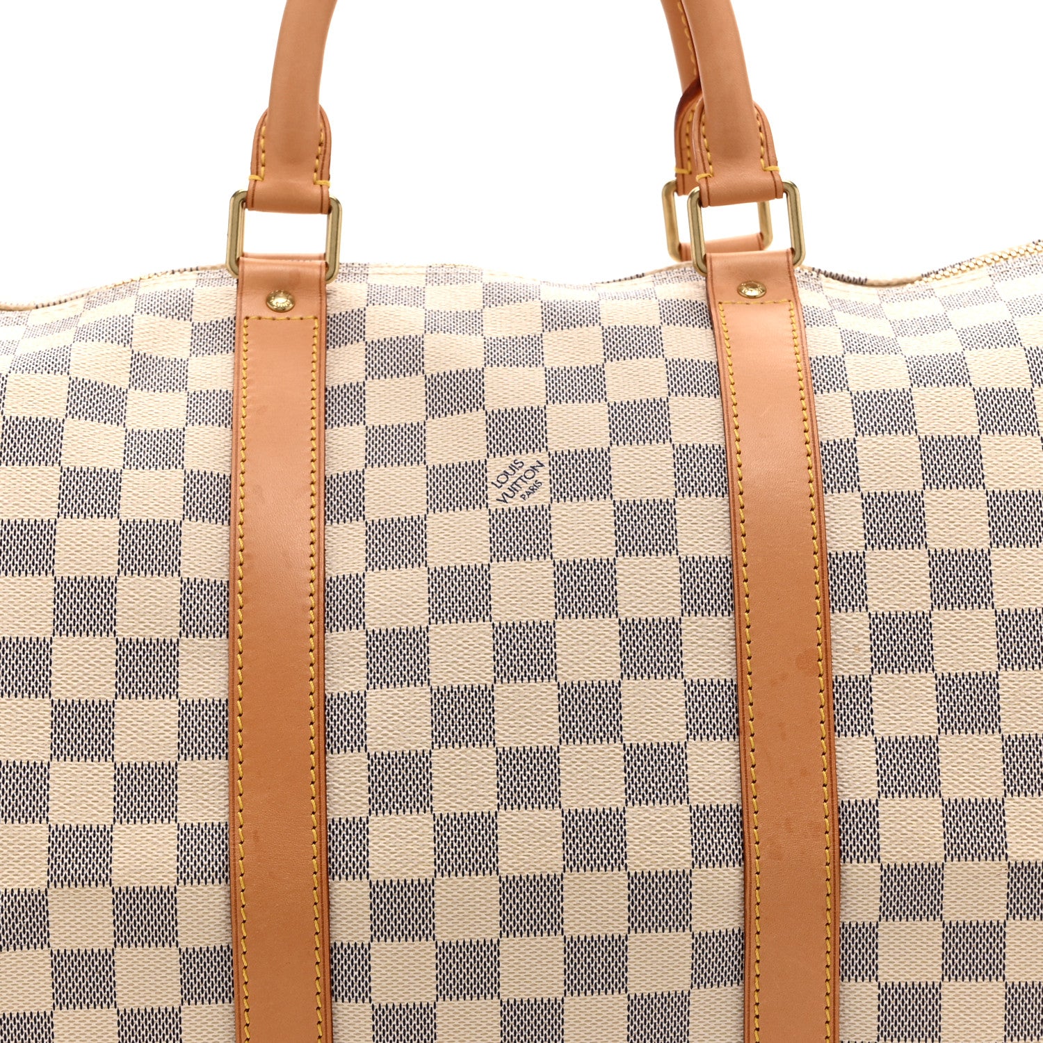 Louis Vuitton Damier Azur Keepall 50 7 of 9