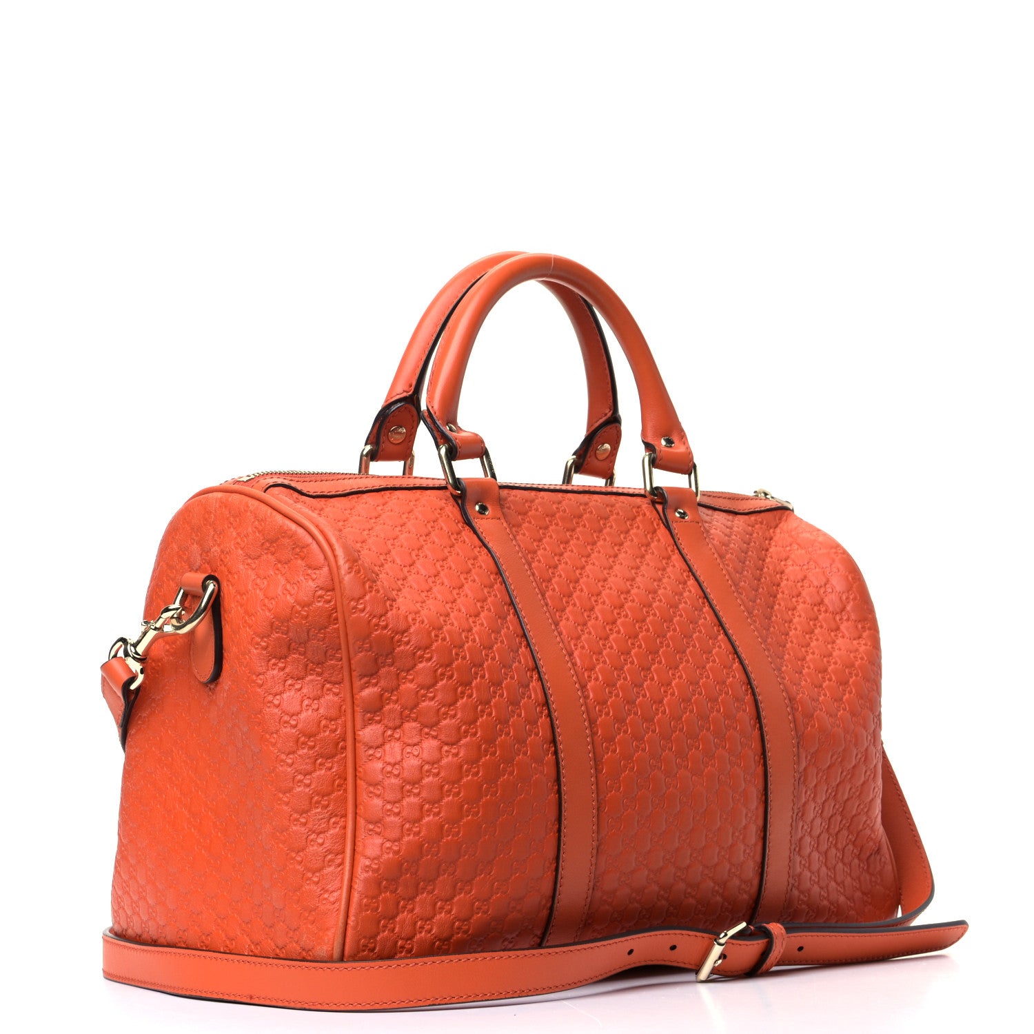 Gucci Microguccissima Medium Joy Boston Sun Orange 2 of 5
