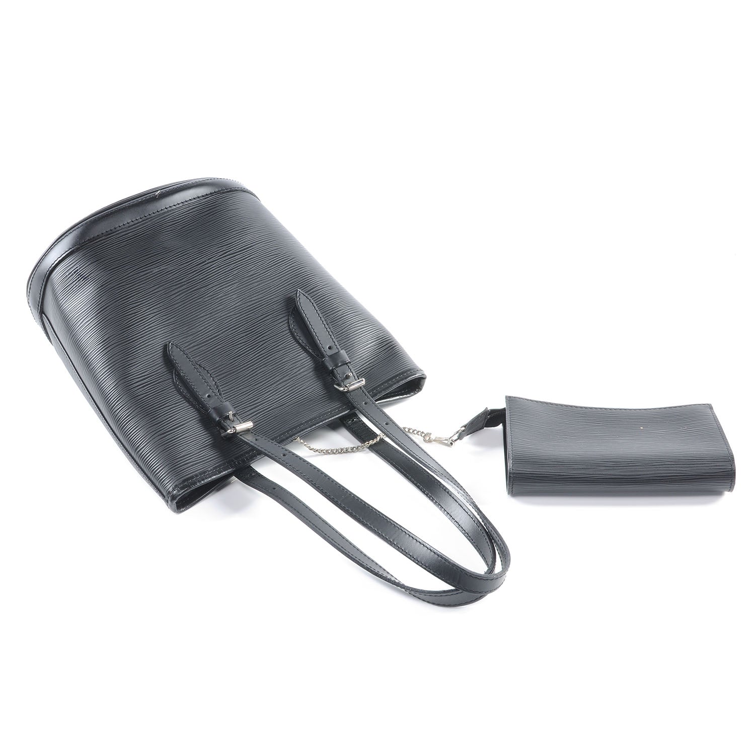 Louis Vuitton Epi Petit Bucket 23 Black 5 of 10