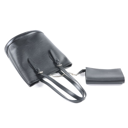 Louis Vuitton Epi Petit Bucket 23 Black 5 of 10