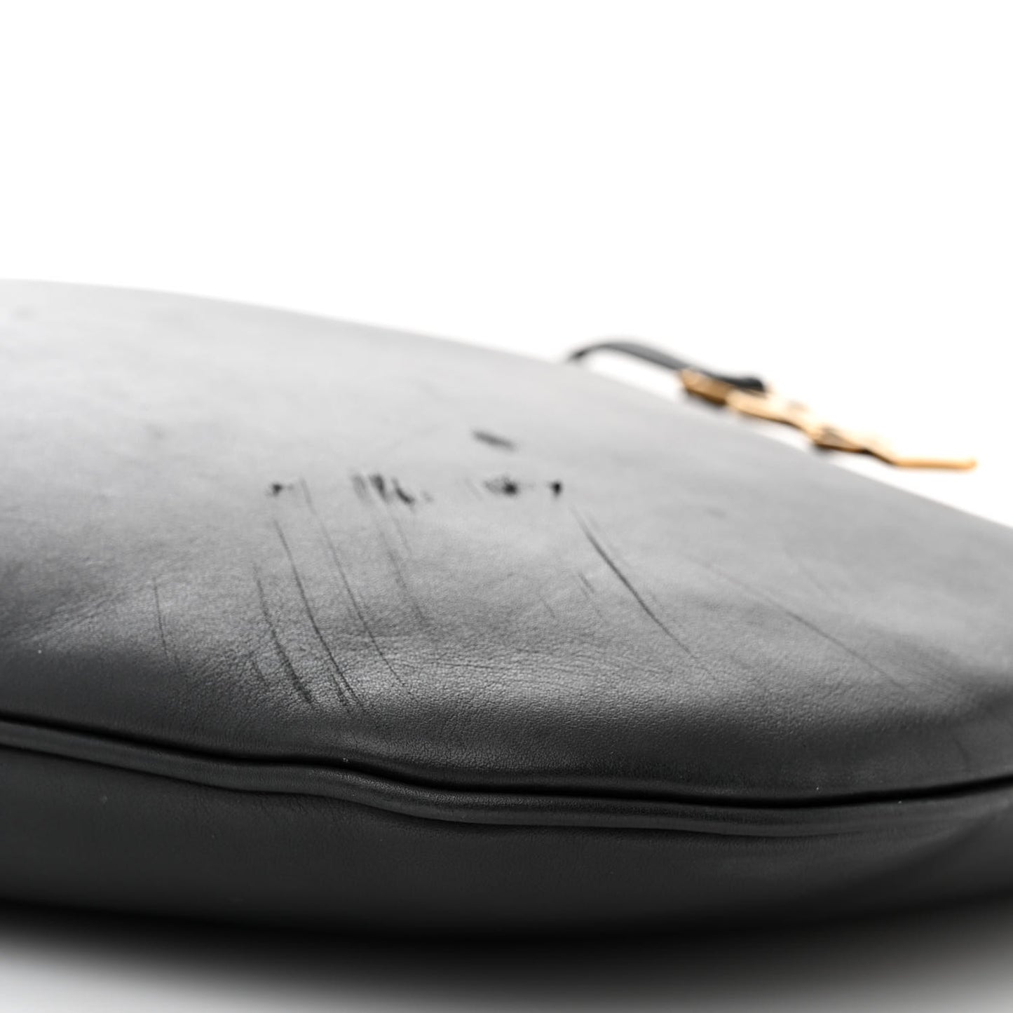Smooth Calfskin Paris VII Large Flat Hobo Black