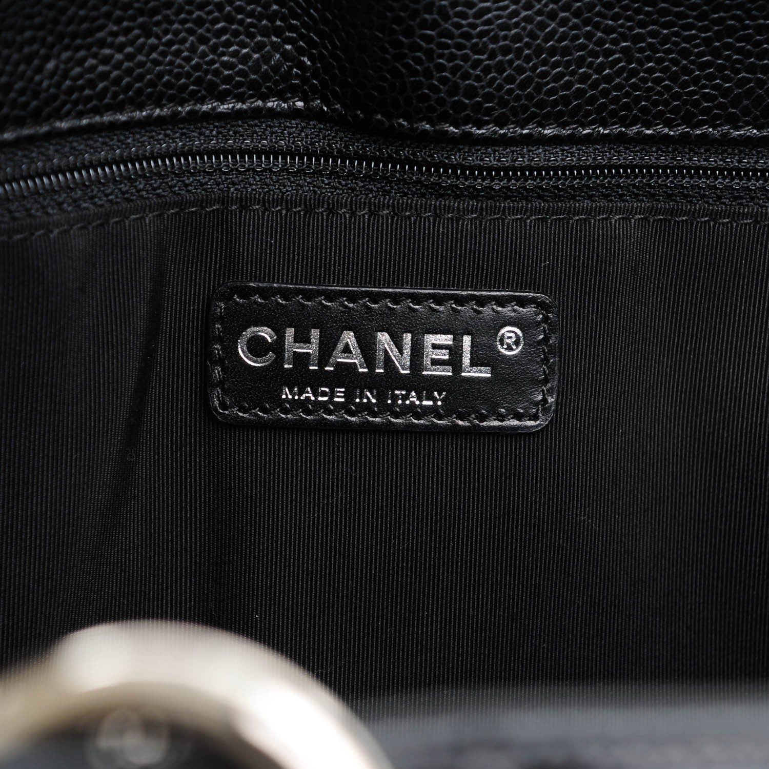 Chanel Caviar Quilted Grand Shopping Tote GST Black 6 of 7