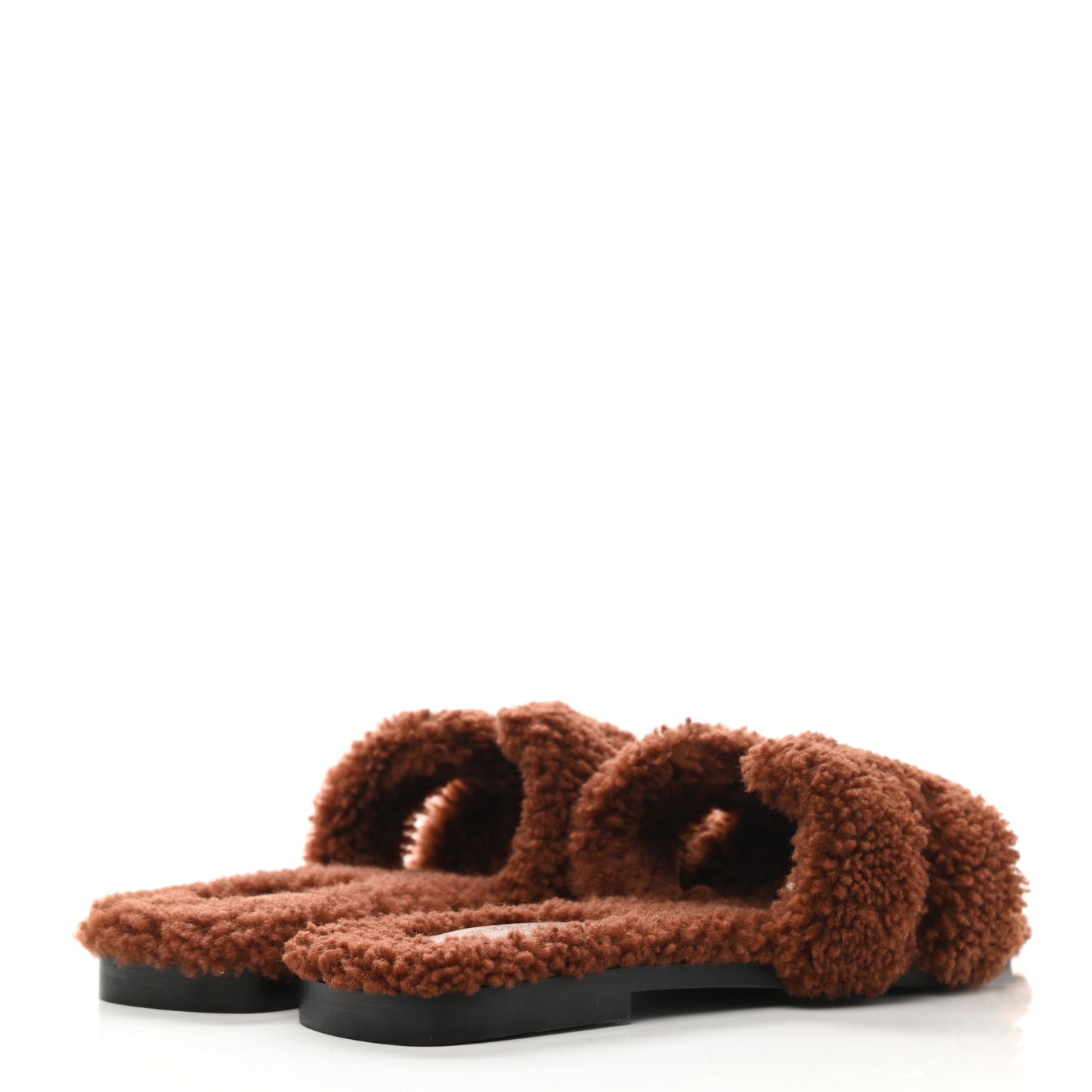 Woolskin Oran Sandals 37 Cognac