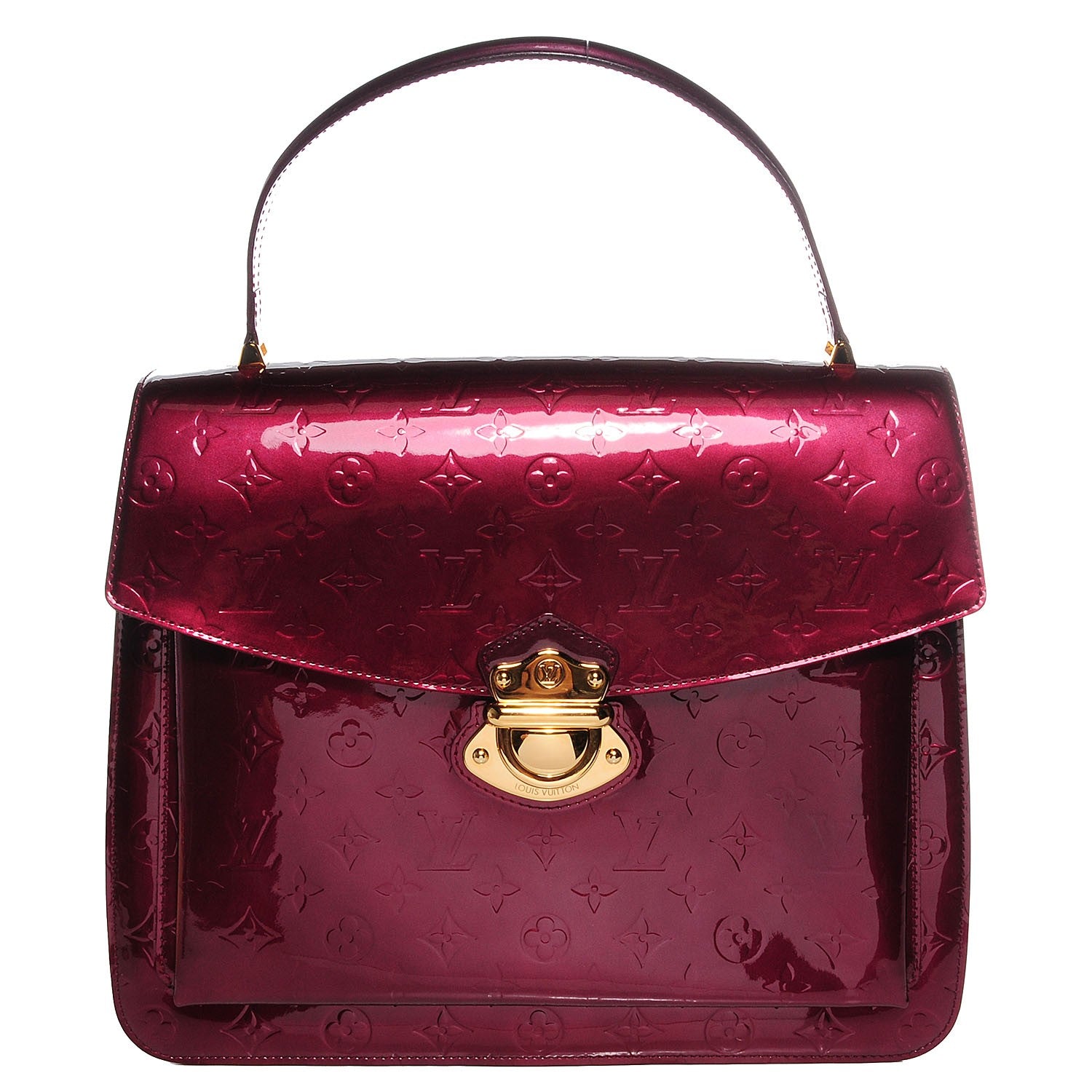Louis Vuitton Vernis Romaine Rouge Fauviste 1 of 7