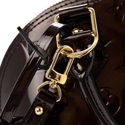 Louis Vuitton Vernis Alma BB Amarante 11 of 13