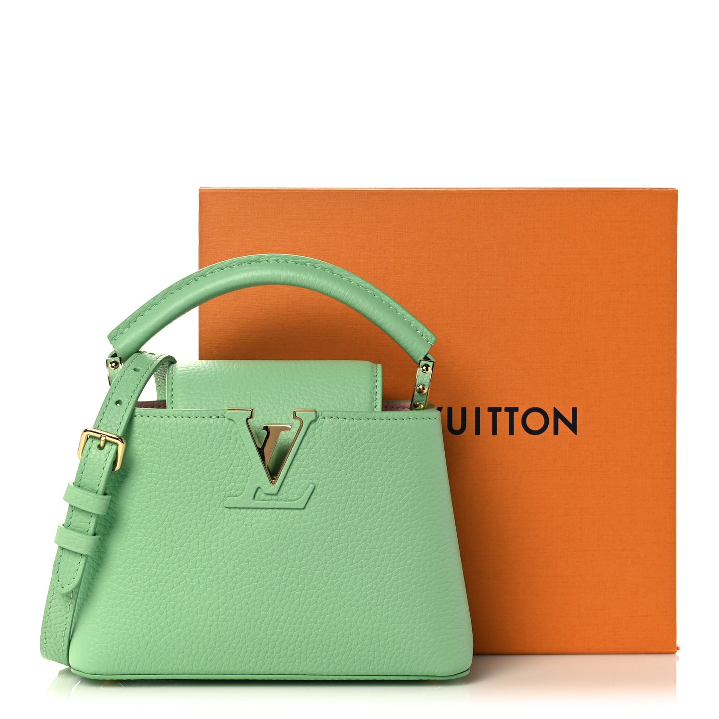 Taurillon Mini Capucines Vert Pomme