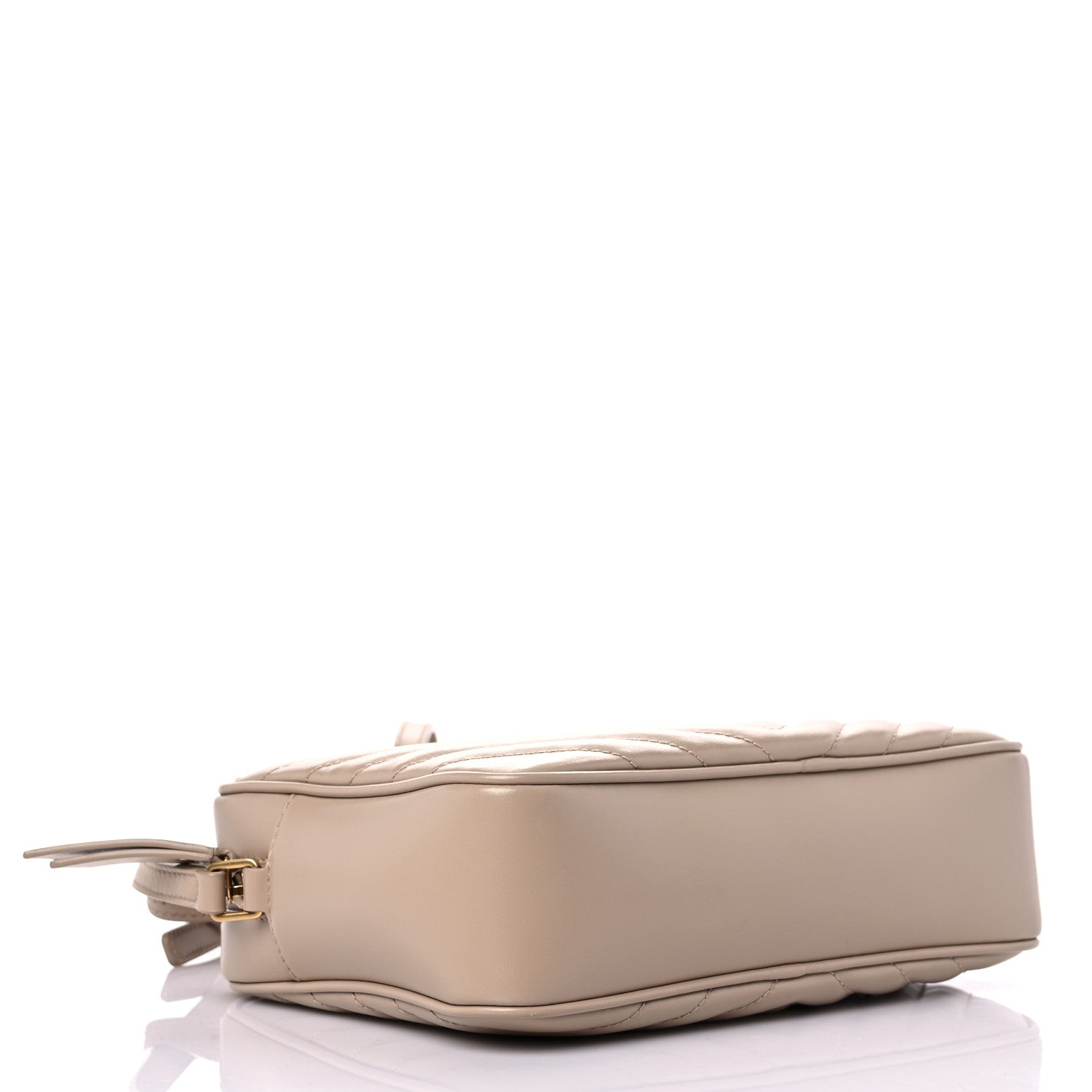 Saint Laurent Calfskin Matelasse Monogram Lou Camera Bag Dark Latte 4 of 11