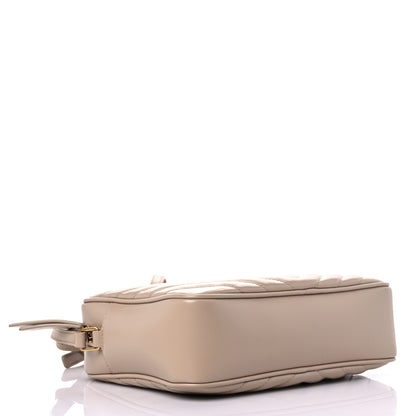 Saint Laurent Calfskin Matelasse Monogram Lou Camera Bag Dark Latte 4 of 11