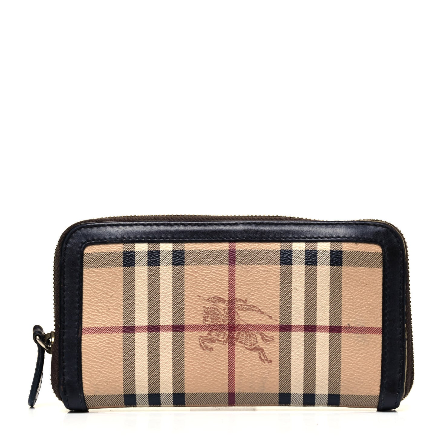 Haymarket Check Large Ziggy Zip Around Wallet Chocolate