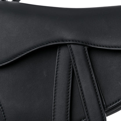 Christian Dior Ultra Matte Calfskin Mini Saddle Bag Black 10 of 12