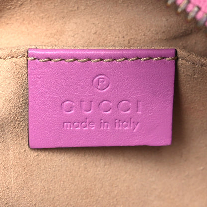 Gucci Calfskin Matelasse Mini GG Marmont Chain Shoulder Bag Candy Mousse 6 of 11