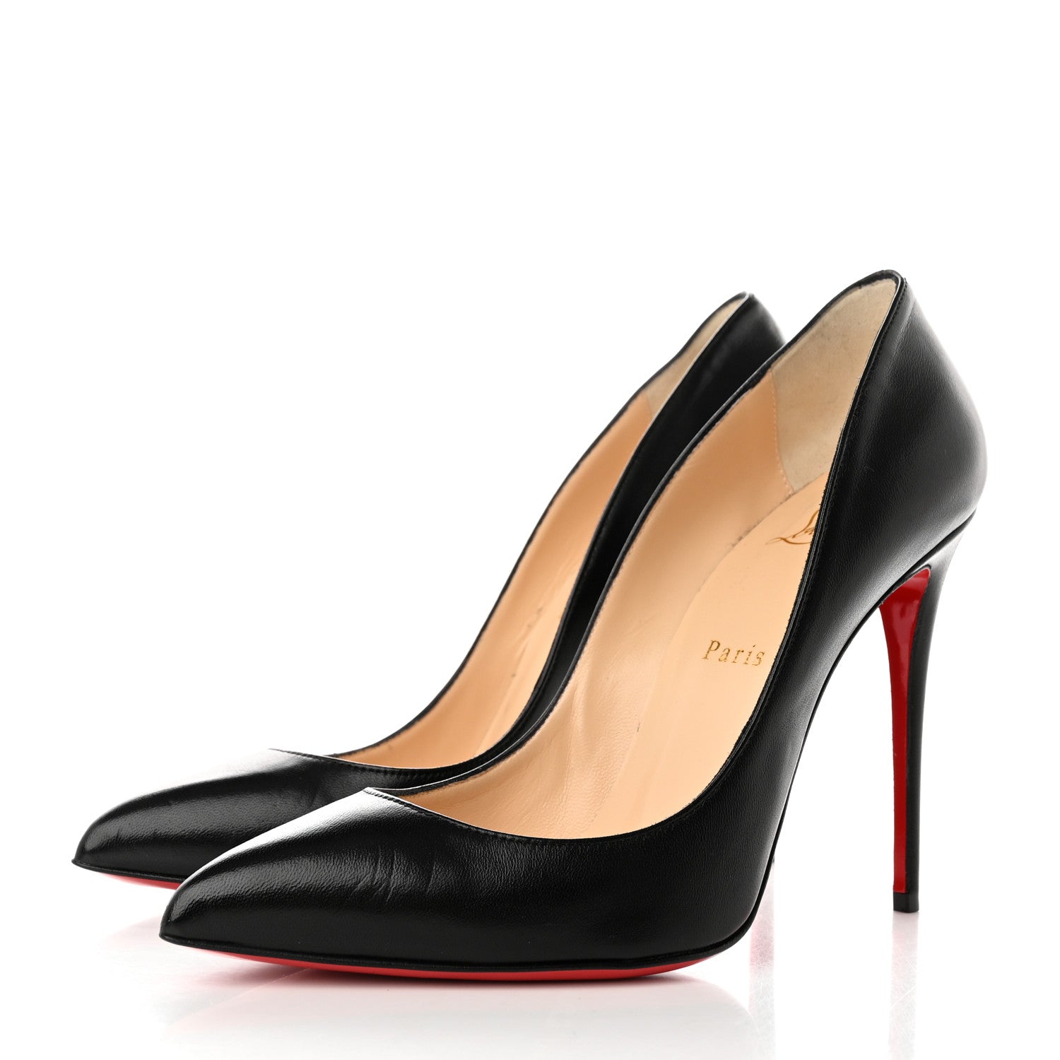Christian Louboutin Shiny Nappa Pigalle Follies 100 Pumps 39 Black 3 of 11
