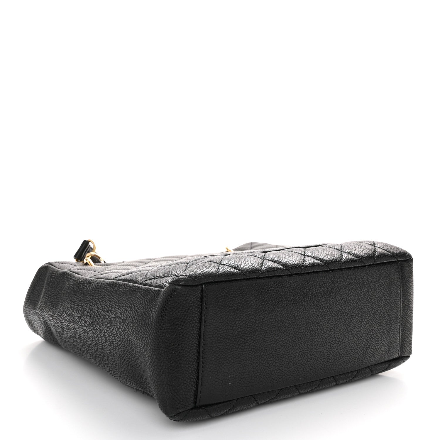 Chanel Caviar Quilted Petit Shopping Tote PST Black 4 of 10
