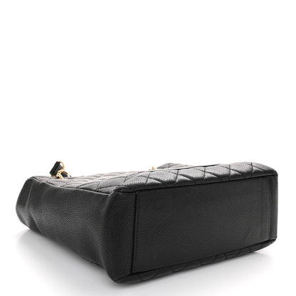 Chanel Caviar Quilted Petit Shopping Tote PST Black 4 of 10