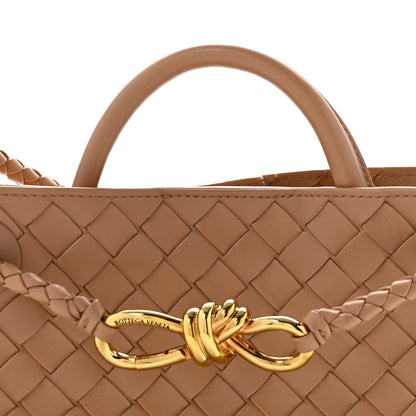 Bottega Veneta Nappa Intrecciato Small Andiamo Shoulder Bag Biscuit 7 of 11