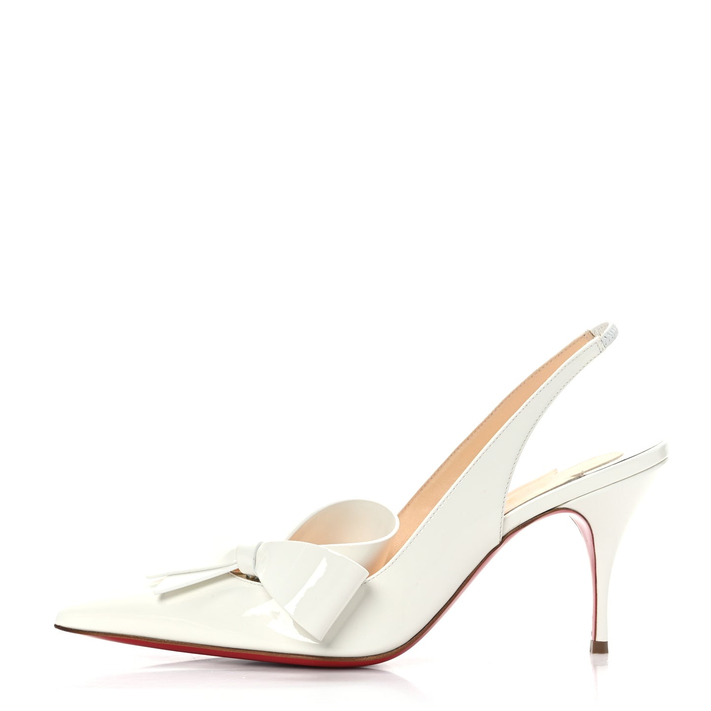 Patent Clare Nodo 80 Pumps 37.5 White