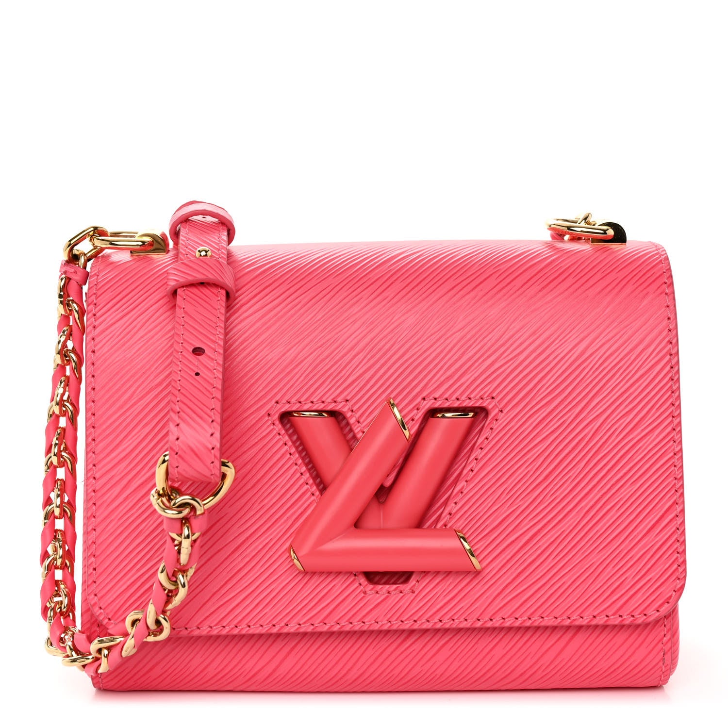 Louis Vuitton Epi Twist Shoulder Bag PM Dragon Fruit 1 of 11