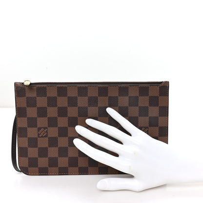 Louis Vuitton Damier Ebene Neverfull MM GM Pochette 2 of 6