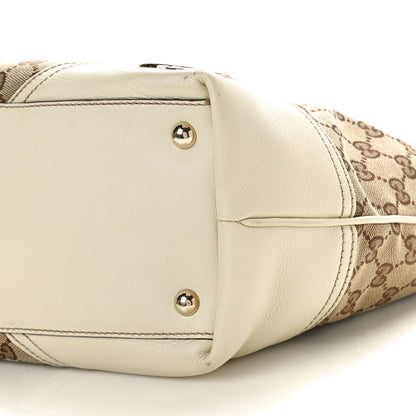 Gucci Monogram Medium New Britt Tote Off White 10 of 11