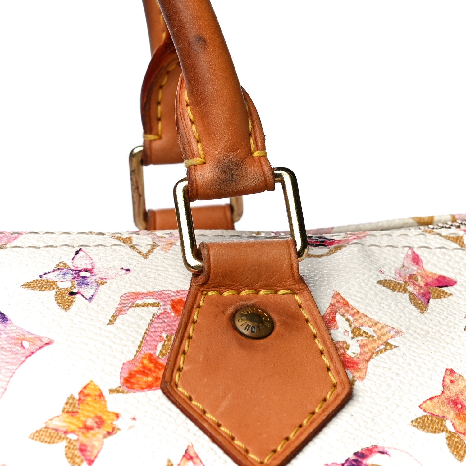 Louis Vuitton Watercolor Aquarelle Speedy 35 White 13 of 20