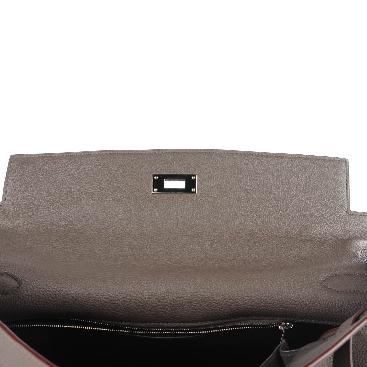 Hermes Togo Kelly Retourne 35 Etain 14 of 27