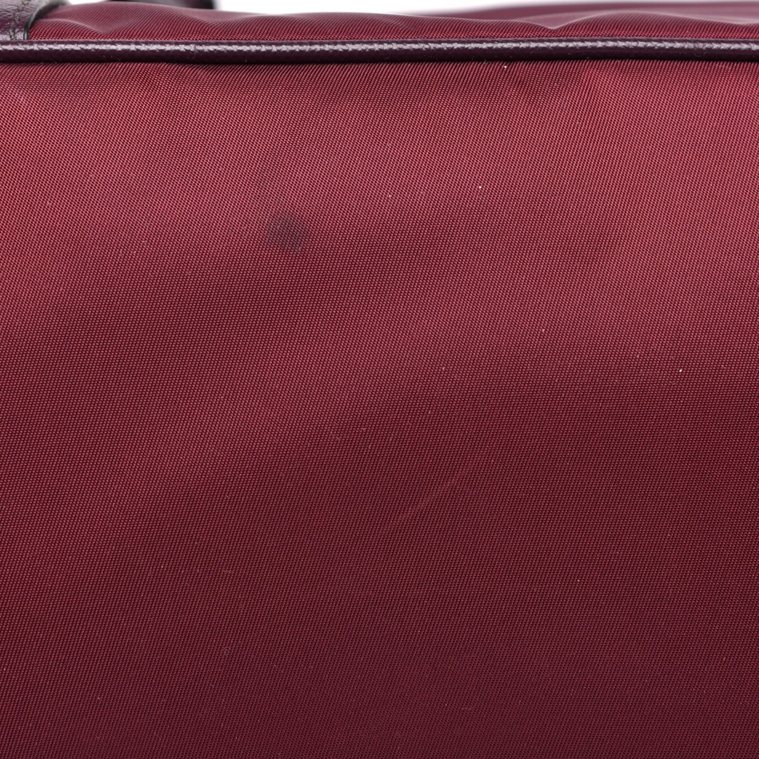 Prada Tessuto Nylon Saffiano Tote Granato 9 of 9