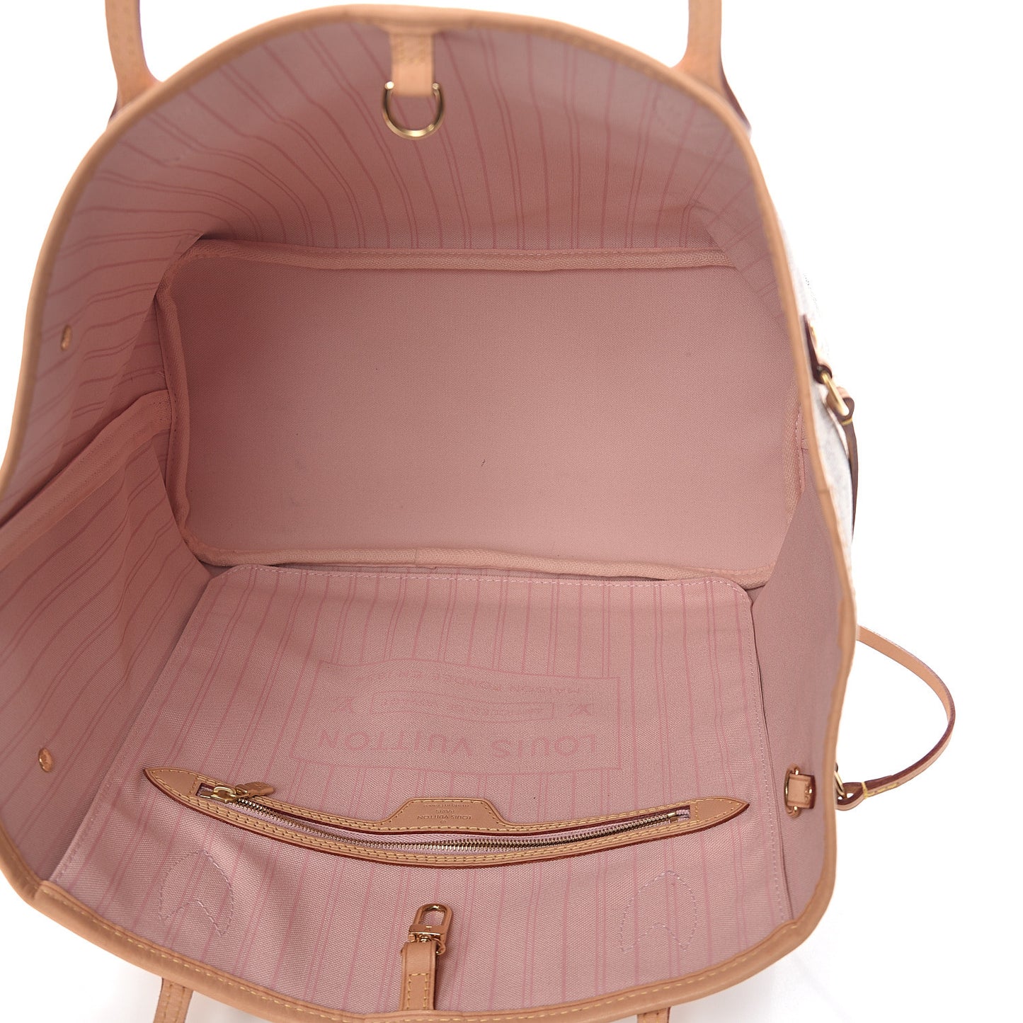Damier Azur Neo Neverfull MM Rose Ballerine