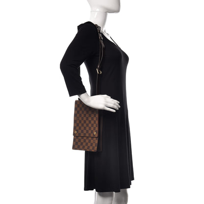 Louis Vuitton Damier Ebene Portobello Travel Shoulder Bag 2 of 9