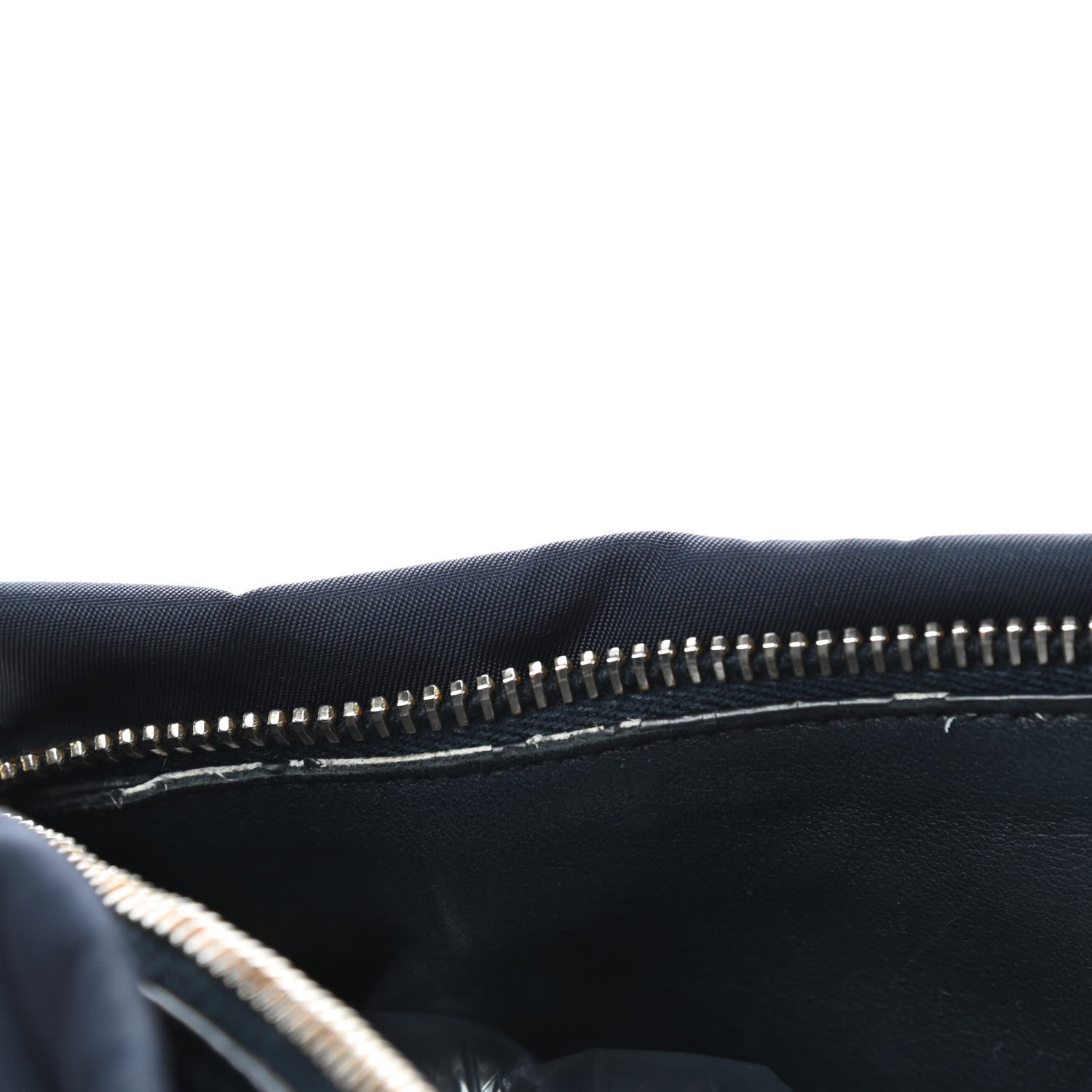 Prada Tessuto Nylon Soft Calfskin Shopping Satchel Blue 10 of 11