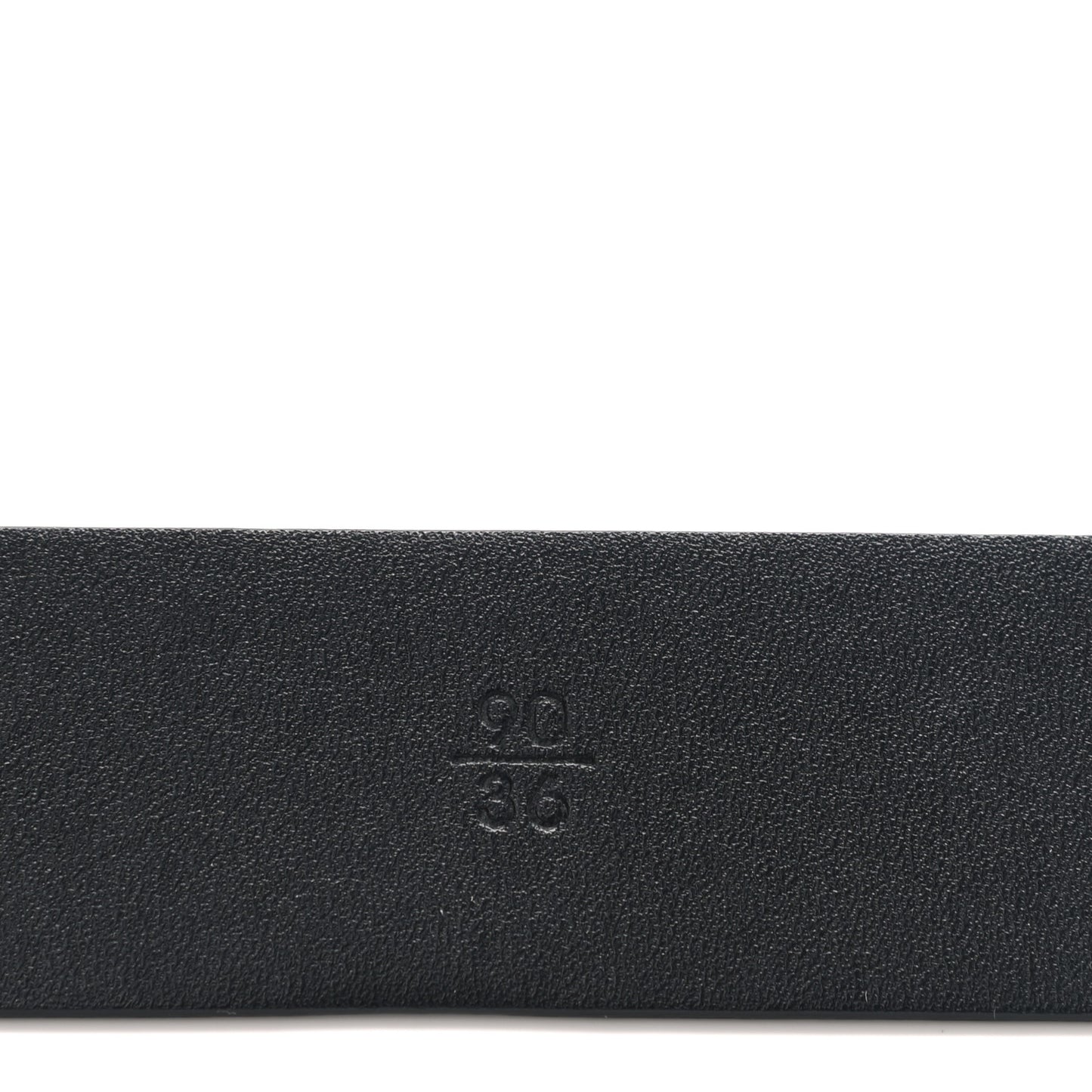 Lambskin Chain Square Buckle Belt 90 36 Black