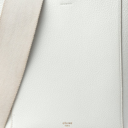 Celine Soft Grained Calfskin Small Sangle Bucket Bag White 15 of 15
