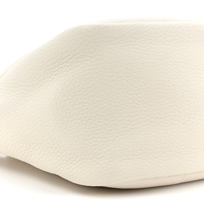 Prada Vitello Daino Soft Small Zippered Top Handle Bag White 8 of 8