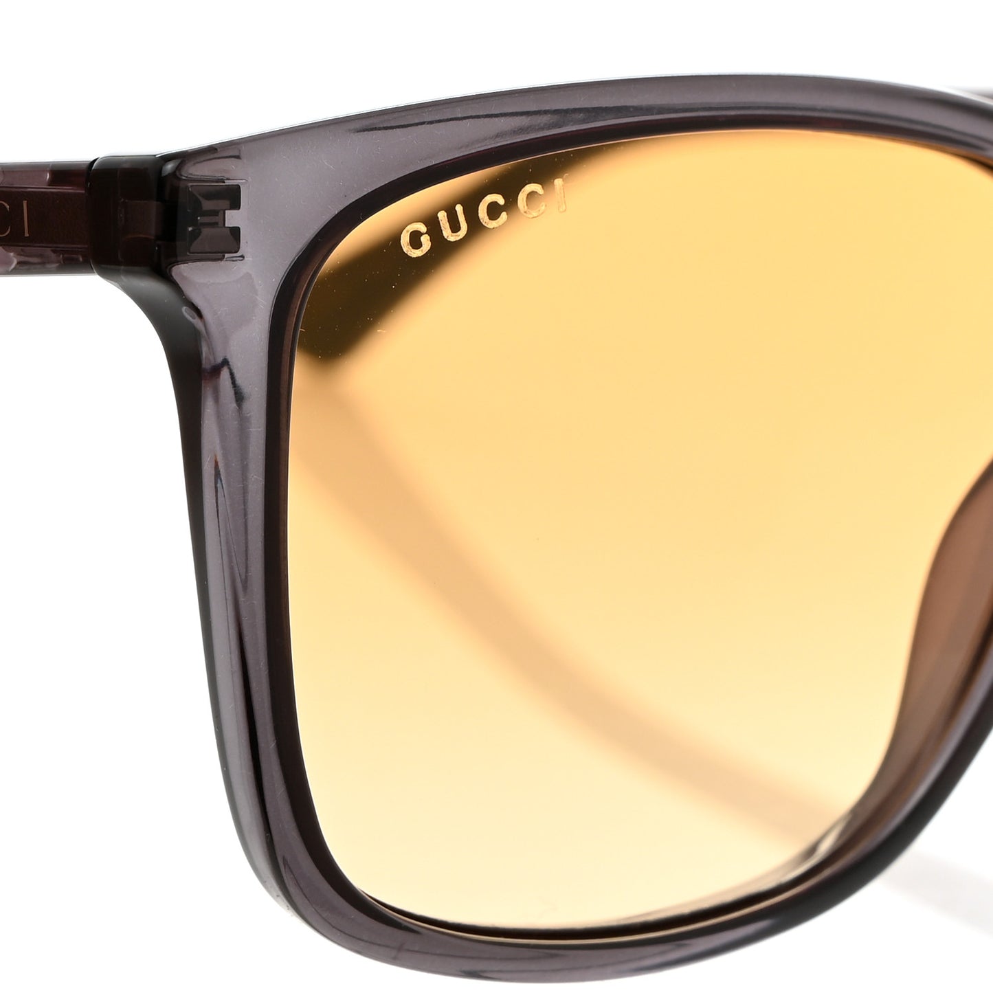 Acetate Square Frame Sunglasses GG0404S Brown