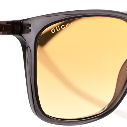 Gucci Acetate Square Frame Sunglasses GG0404S Brown 7 of 8