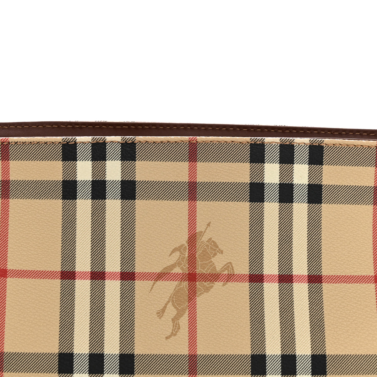Haymarket Check Small Shoulder Bag Tan
