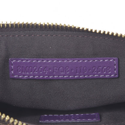 Fendi Zucca Vitello Elite Mini Pouch Crossbody Tobacco Viola 7 of 7
