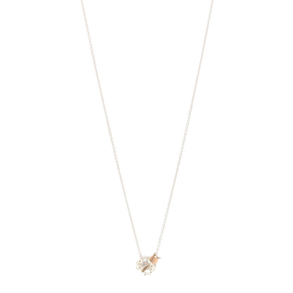 Tiffany Sterling Silver 18K Rose Gold Return to Tiffany Love Bugs Ladybug Pendant Necklace 1 of 4