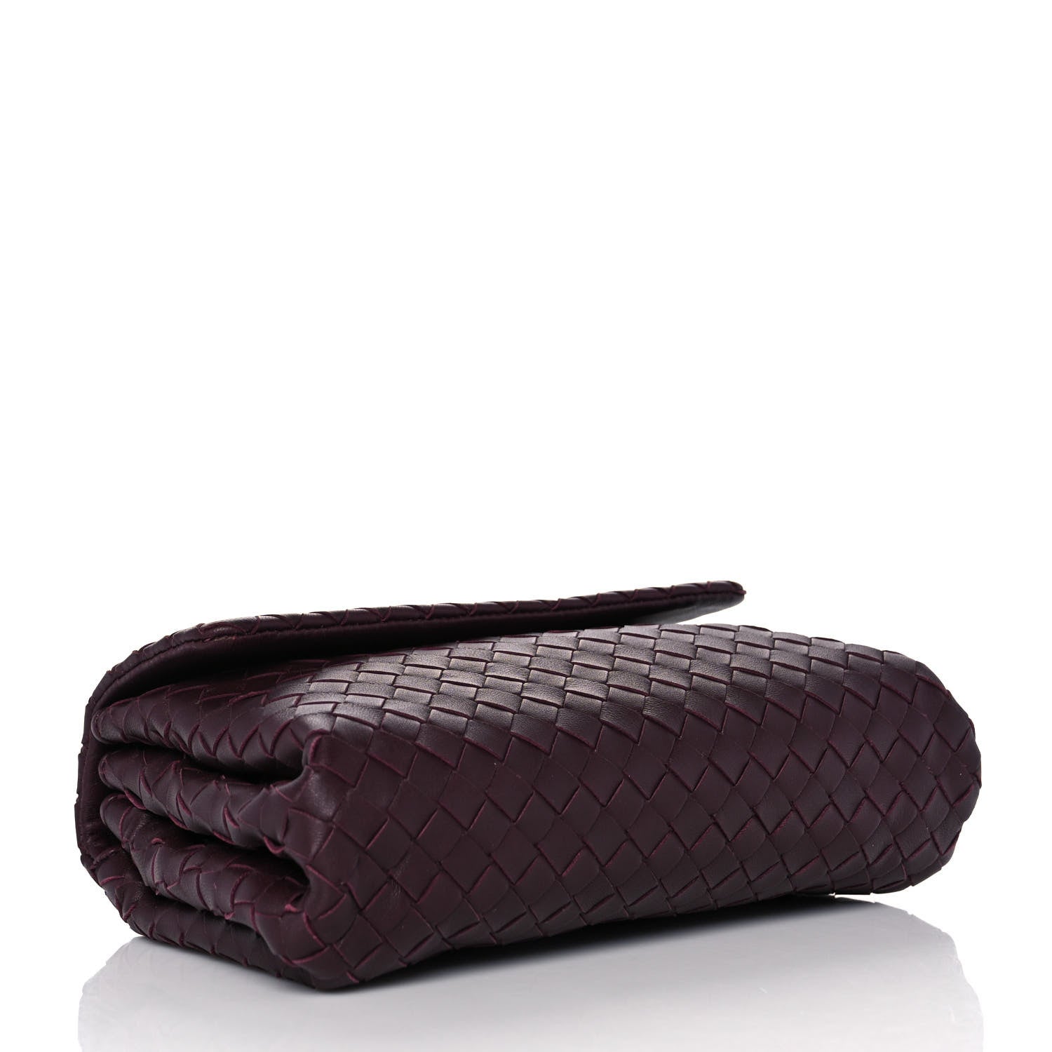 Bottega Veneta Nappa Intrecciato Flap Clutch Opera 4 of 9
