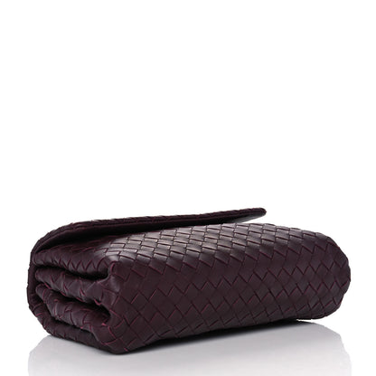 Bottega Veneta Nappa Intrecciato Flap Clutch Opera 4 of 9