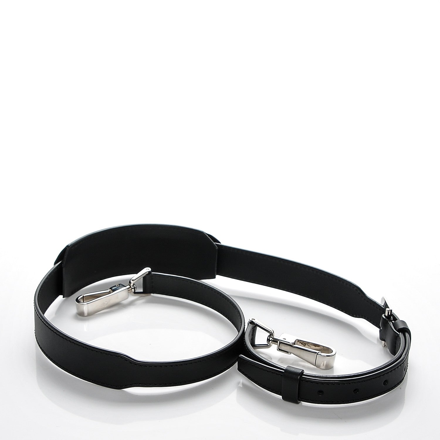 Goyard Calfskin Adjustable Shoulder Strap Black 4 of 4