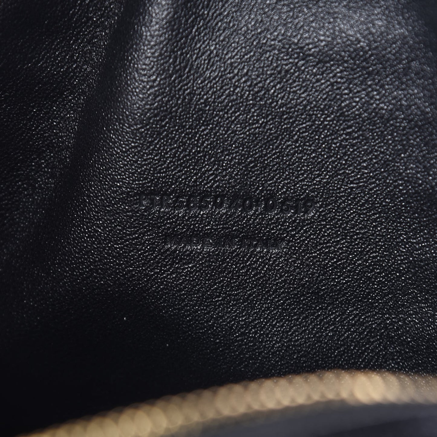 Grain De Poudre Matelasse Monogram Mini Lou Camera Bag Black