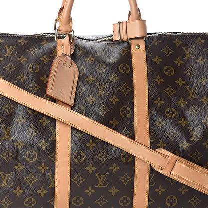 Louis Vuitton Monogram Keepall Bandouliere 55 7 of 10
