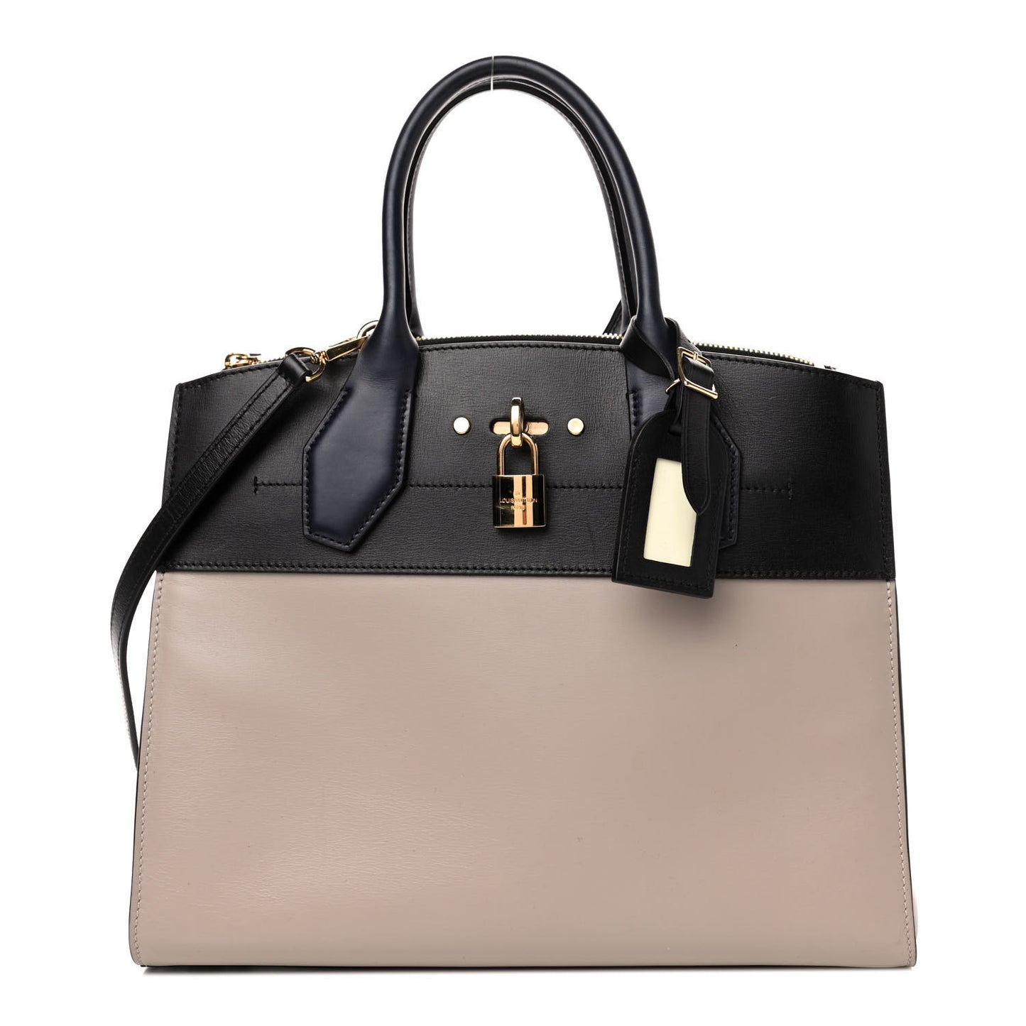 Calfskin City Steamer MM Gris Black