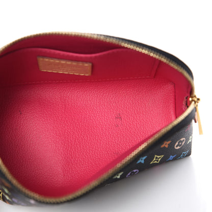 Louis Vuitton Monogram Multicolor Cosmetic Pouch Black Grenade 5 of 12