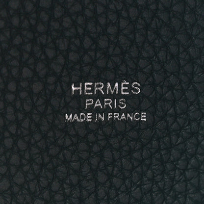 Hermes Taurillon Clemence Picotin Lock 22 MM Vert Cypress 6 of 12