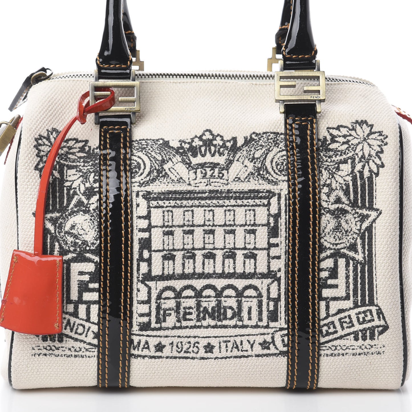Canvas Printed Roma Italy 1925 Small Forever Boston White