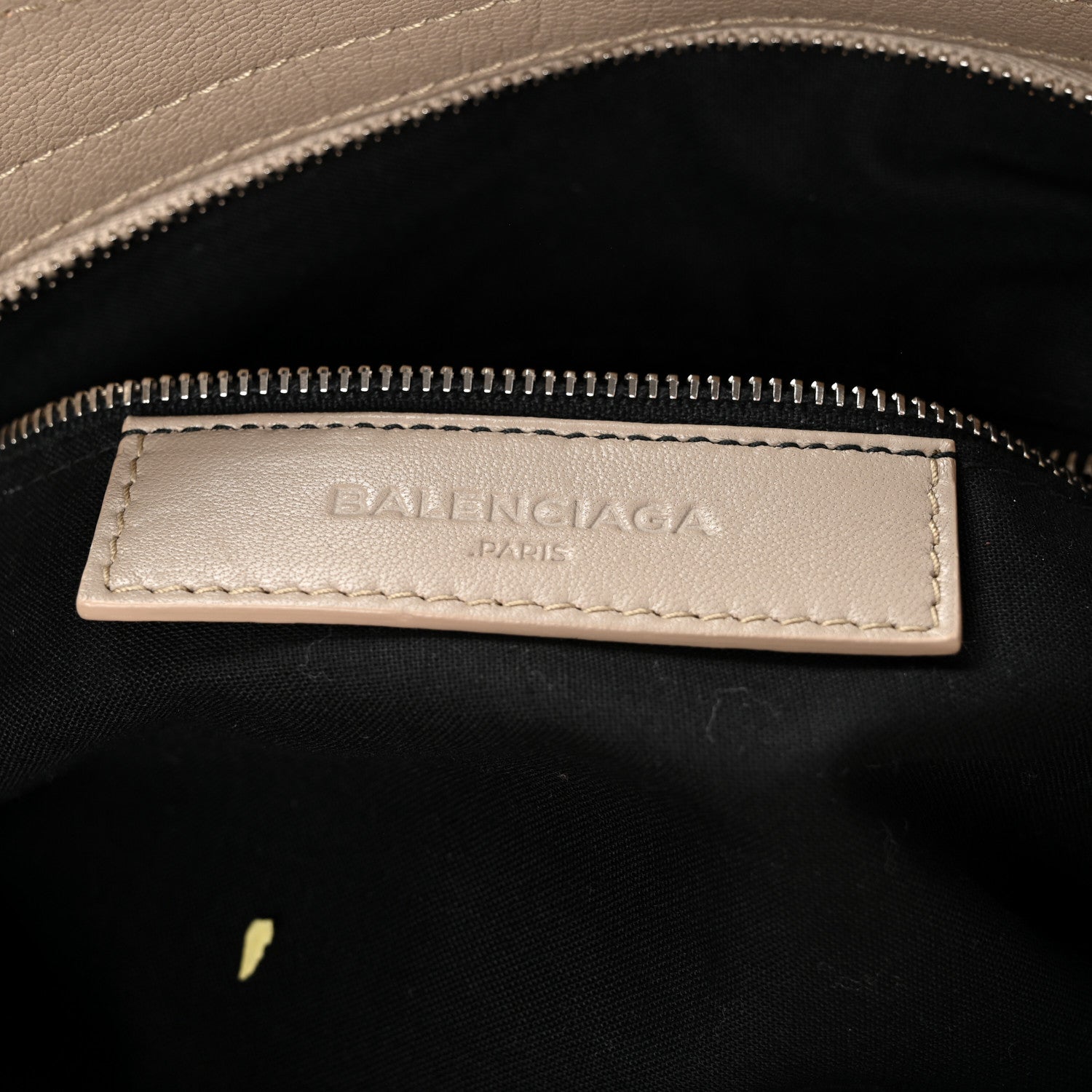 Balenciaga Chevre Silver Metallic Edge Hardware Velo Beige Dune Argille 7 of 11
