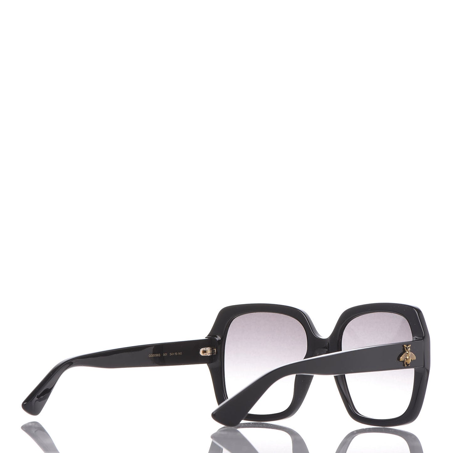 Acetate Square Frame GG0096S Sunglasses Black